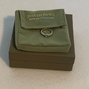 Judith Ripka Peridot 925 Ring Sz 5